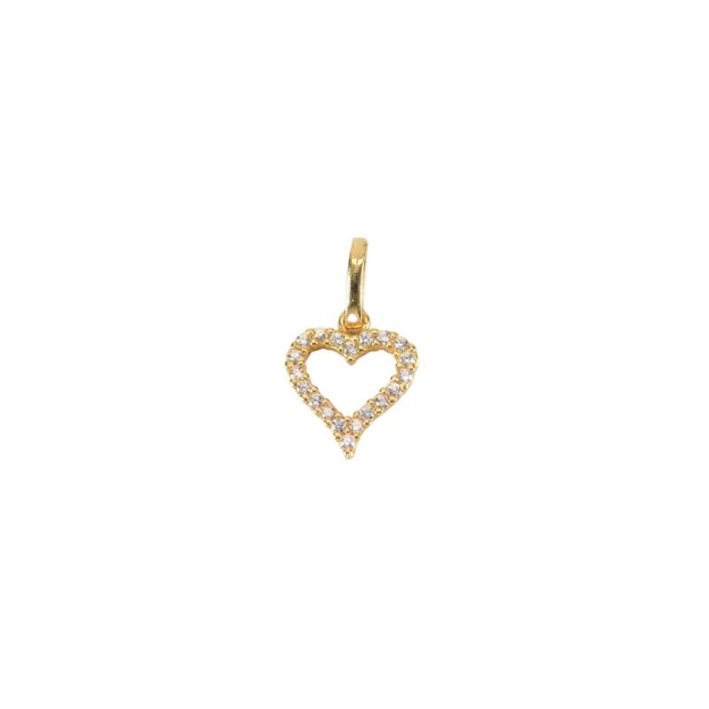 Dije Corazon circones 11,91mm-10mm