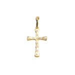 Dije Cruz circones blanca 22,90mm-14,38mm