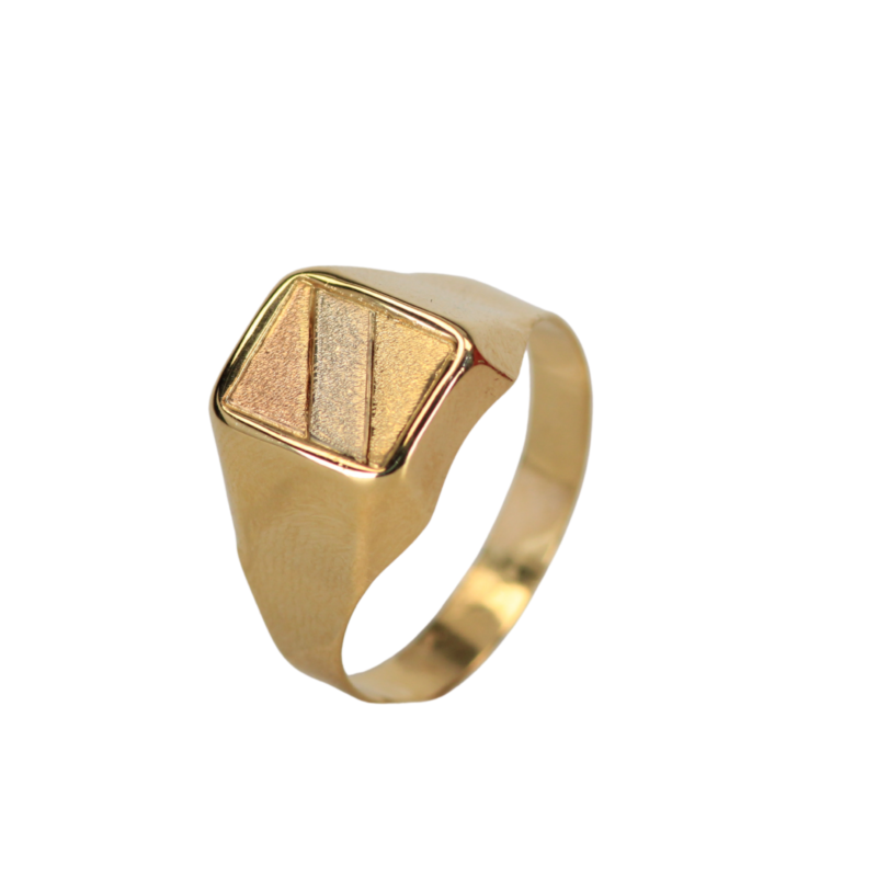 Anillo tres oros Talla 11 13,4mm-10mm