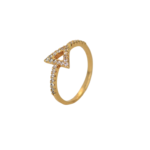 Anillo Triangulo de Zirconias talla 5,5