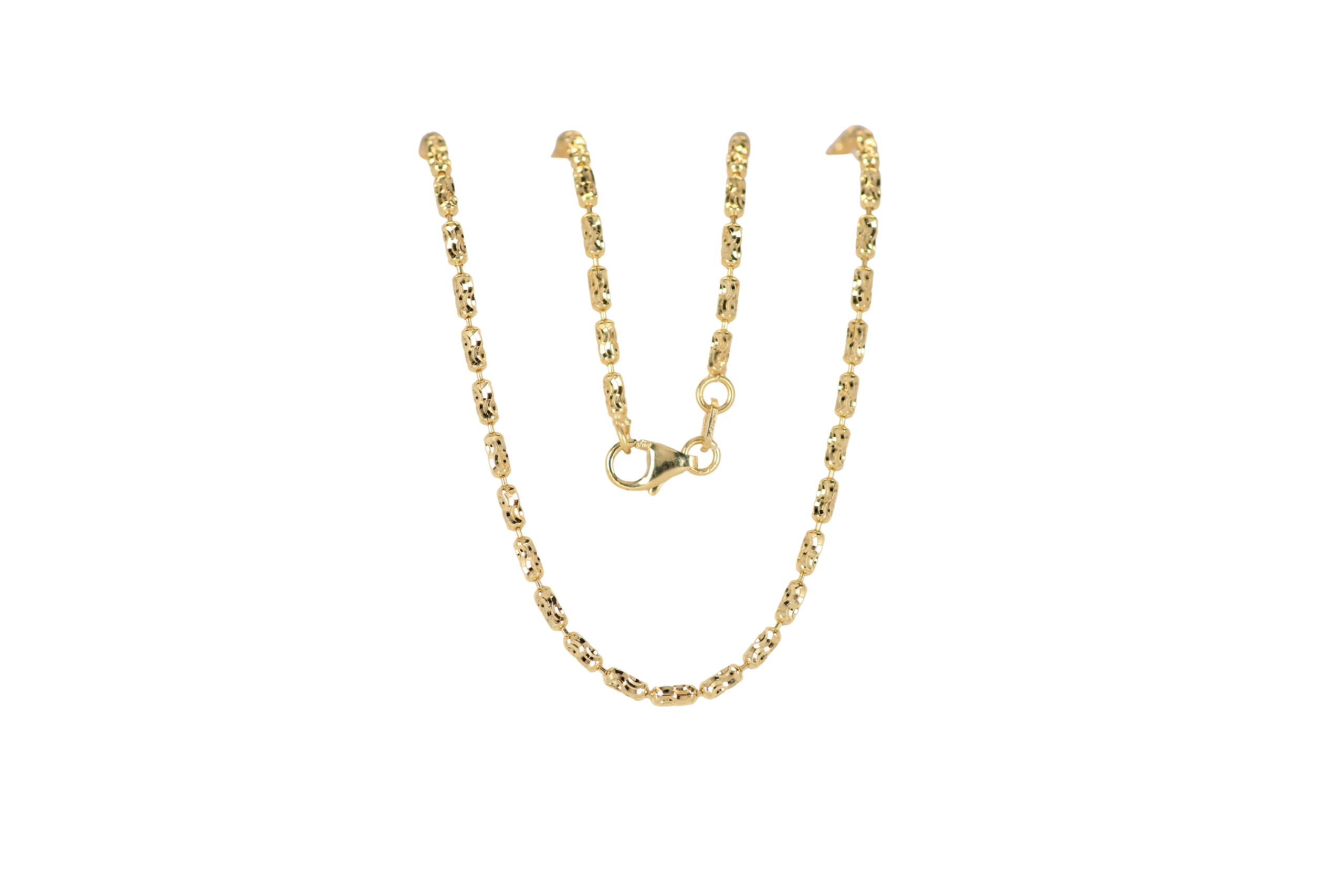 32746 Cadena Militar Diamantada 50cm-1,5mm - Imagen 1