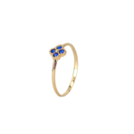 Anillo VC&A Circones Azul Talla 8 6,6mm-1,3mm