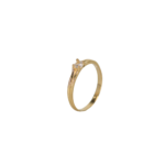 Anillo Promesa Reina Circon Talla 6 4,8mm-1,4mm