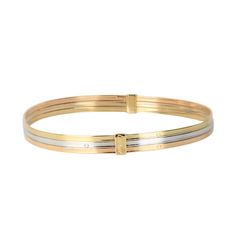 Aro Cartier Trinity Tres Oros 6,36mm-7mm 0,8mm