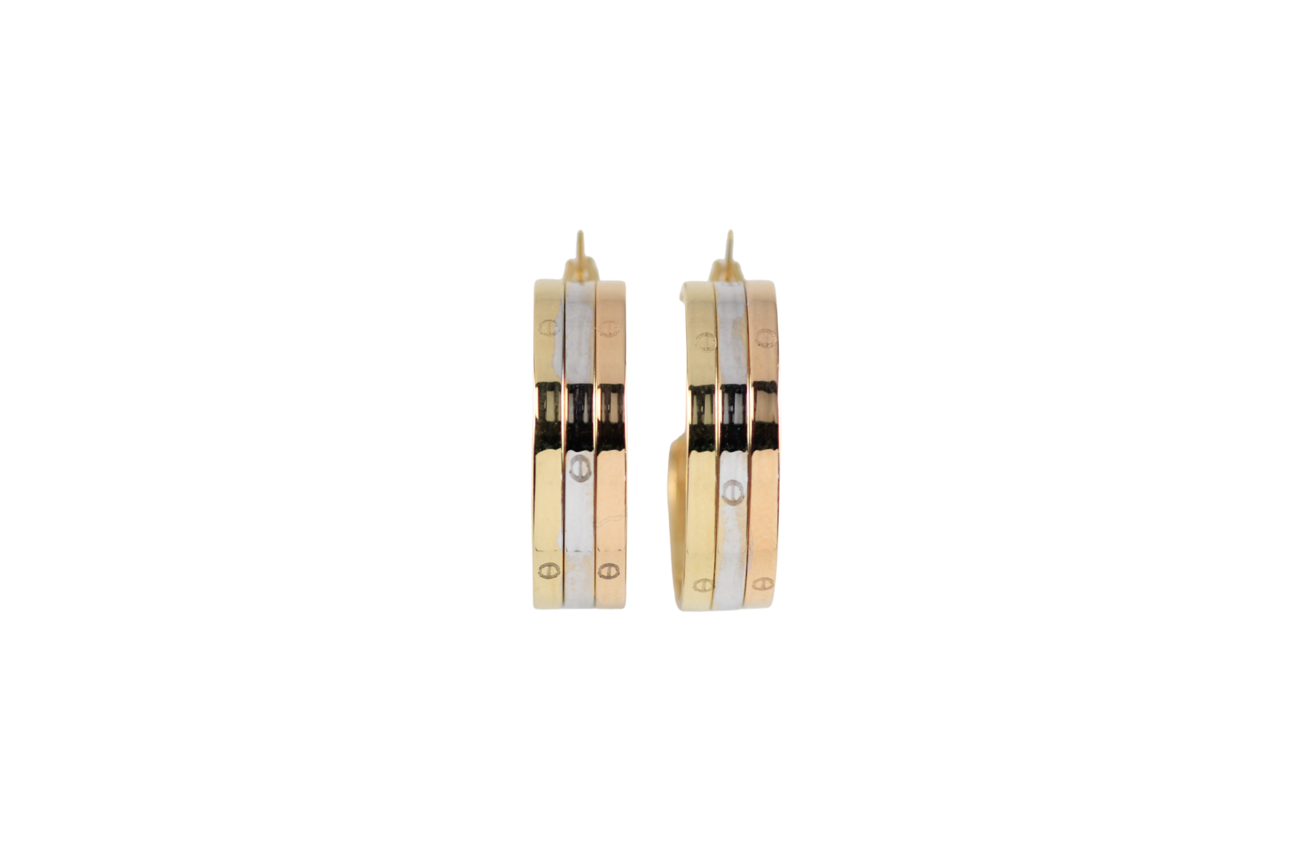 32810 Candongas Cartier Trinity Tres Oros 24,2mm-6mm 0,9mm - Imagen 1