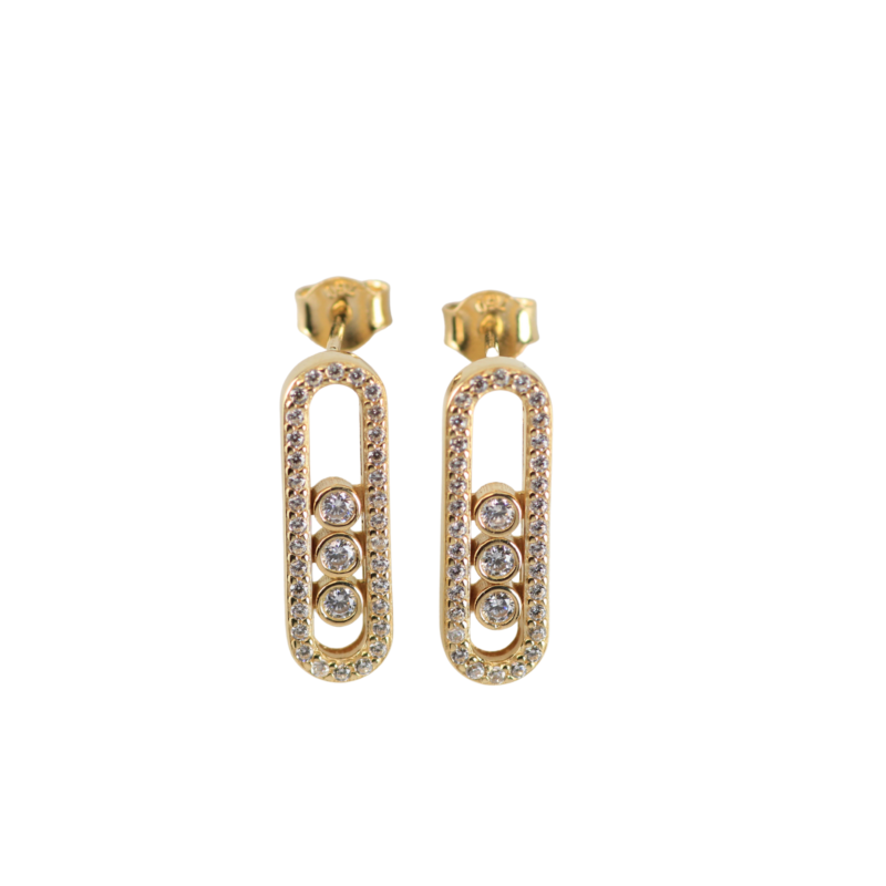 Pendientes Messika Move Circon 19,7mm-6,2mm 2,7mm