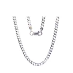 Cadena Cubana Plata 50cm-3,2mm