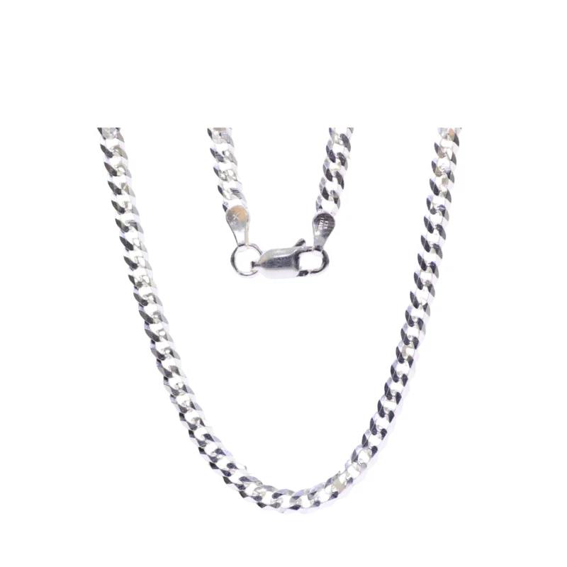 Cadena Cubana Plata 50cm-3,2mm