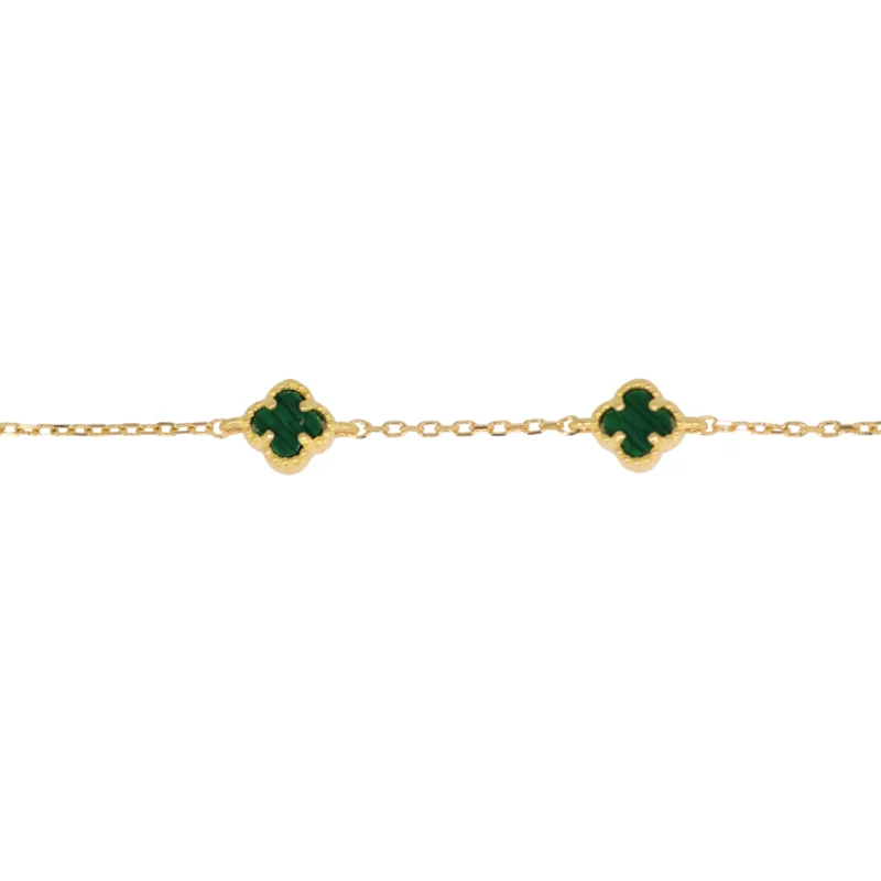 Pulsera VC&A Malaquita 18cm-5,6mm 2,6mm