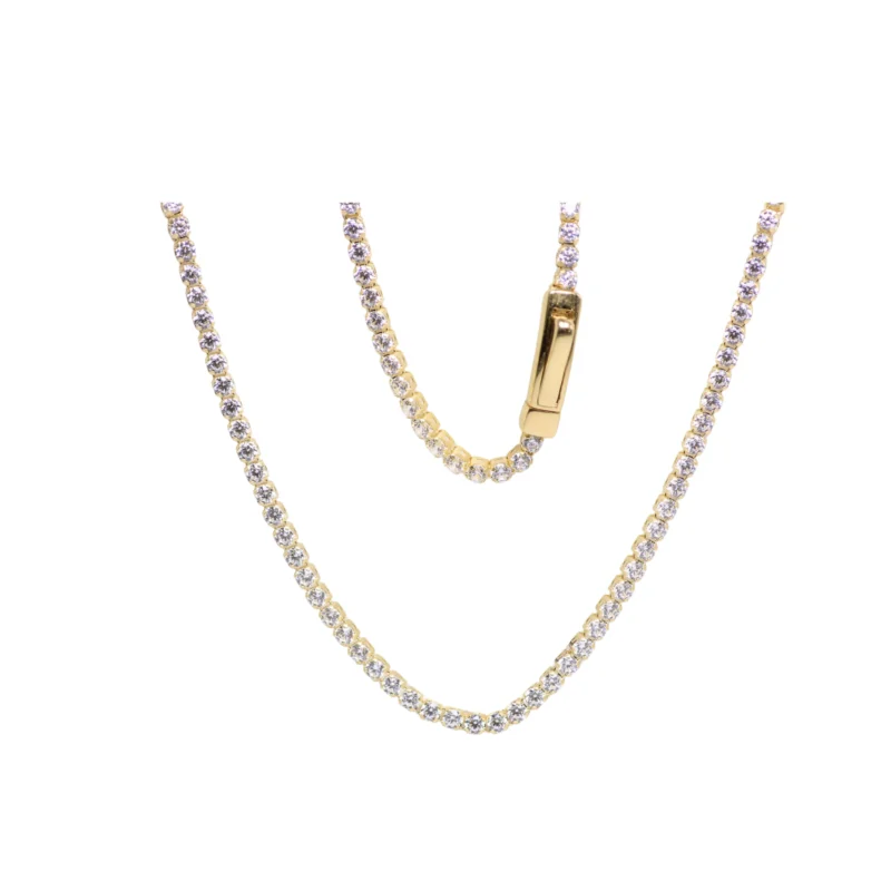 Cadena Tennis Circones Blancos 45cm-11,7mm