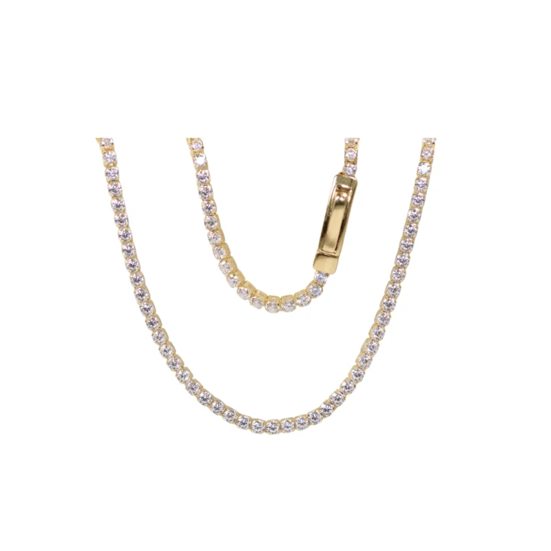 Cadena Tennis Circones Blancos 40cm-11,7mm