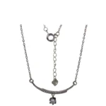 Cadena Gargantilla Línea Circon Plata 45cm