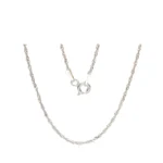 Cadena Singapur Plata 50cms-0,99mm