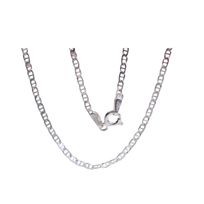 Cadena Valentino Plata 45cm-2mm