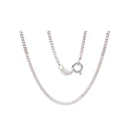 Cadena Cubana Plata 45cm-1,7mm