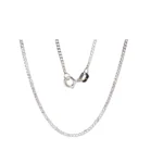 Cadena Cubana Plata 60cm-1,5mm