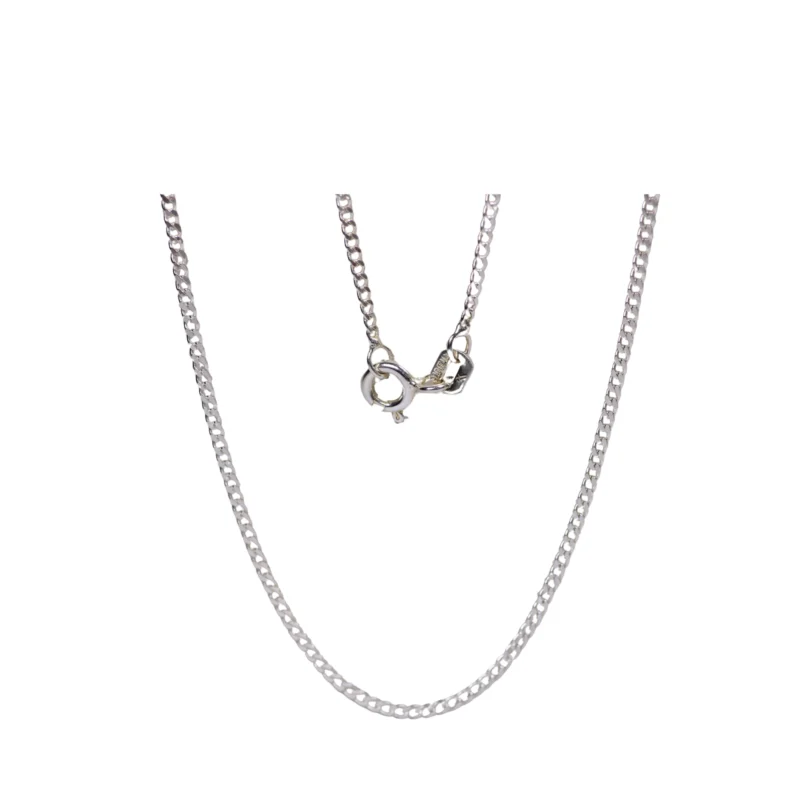 Cadena Cubana Plata 70cm-1,4mm