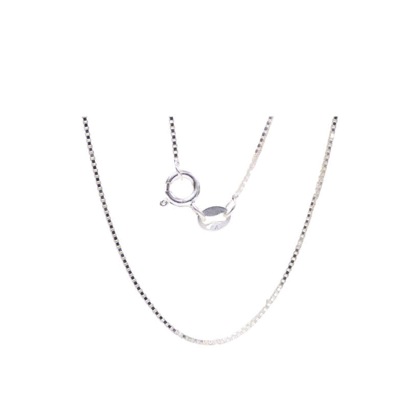 Cadena Veneciana Plata 45cm-1mm