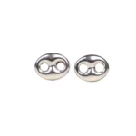 Topos Gucci Plata 9mm-7mm