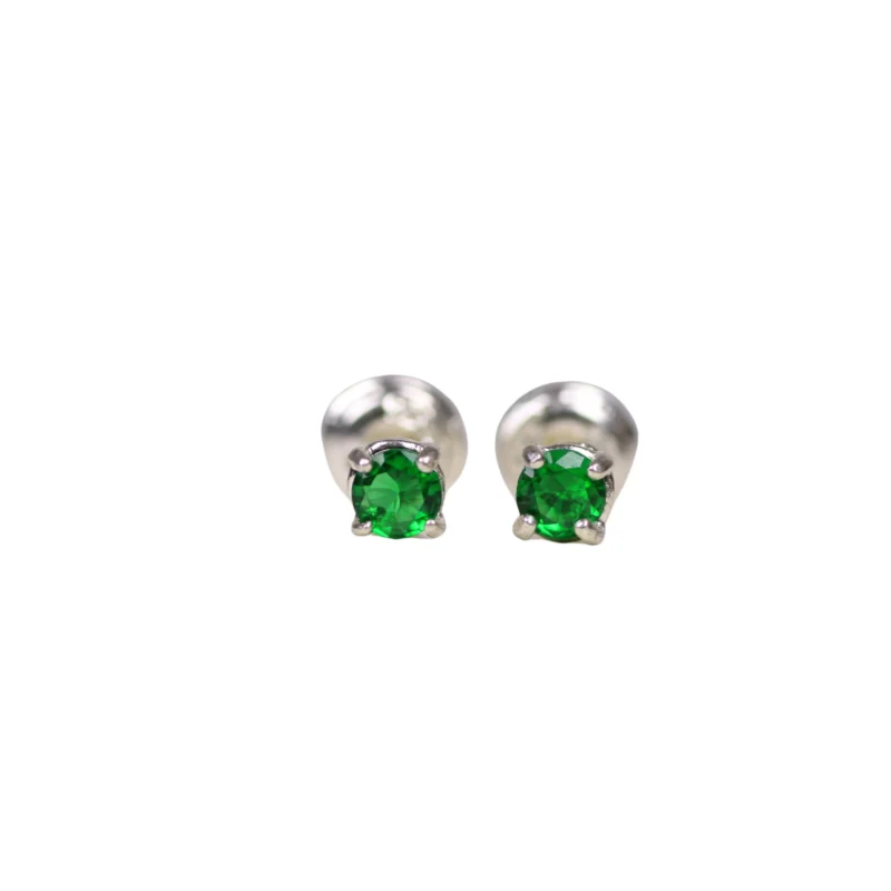 Topos Circonita Verde Plata 3,5mm