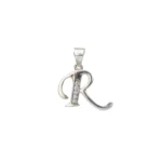 Dije Letra R Plata 27,1mm-20mm