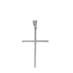 Dije Cruz Circones Plata 45,7mm-28,8mm