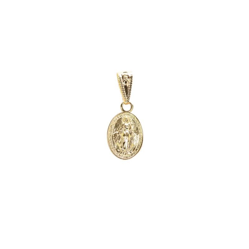 Dije Virgen Milagrosa Oro 13mm-8mm