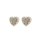 Topos Corazon Circones Blanco Plata 7,44mm