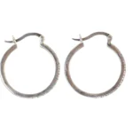 Candongas Circones Blanco Y Verde Plata 26,03mm