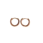 Candongas Tai Rosada Circones Doble Plata 15,71mm