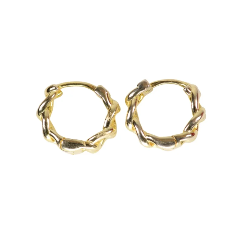 Candongas Torneadas Plata 16,2mm-2,1mm