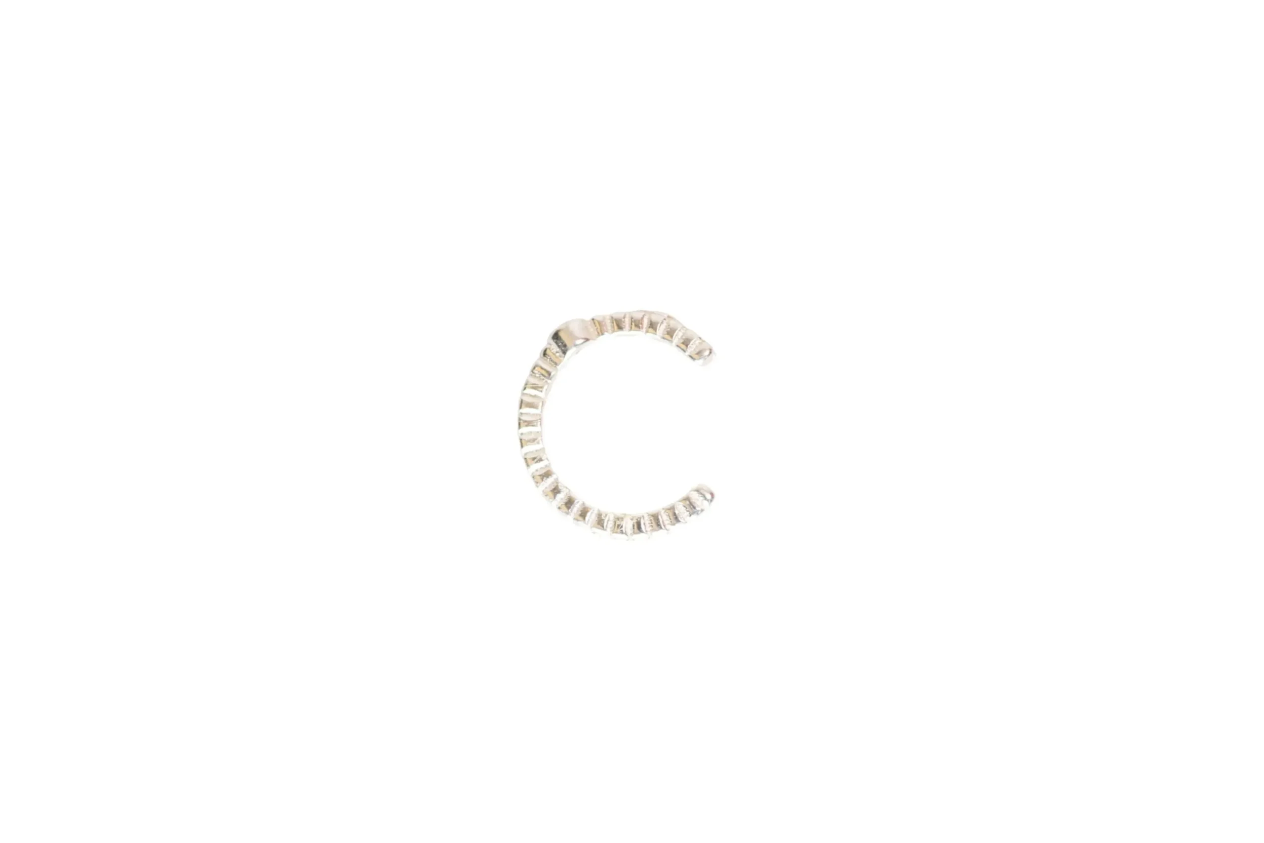 32416 COPIA Earcuff Bolas Circones Plata 10,3mm-2mm - Imagen 1