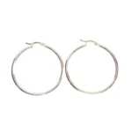 Candongas Tubular Plata 38,41mm