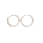 Candongas Serpiente Plata 15,6mm-2,5mm