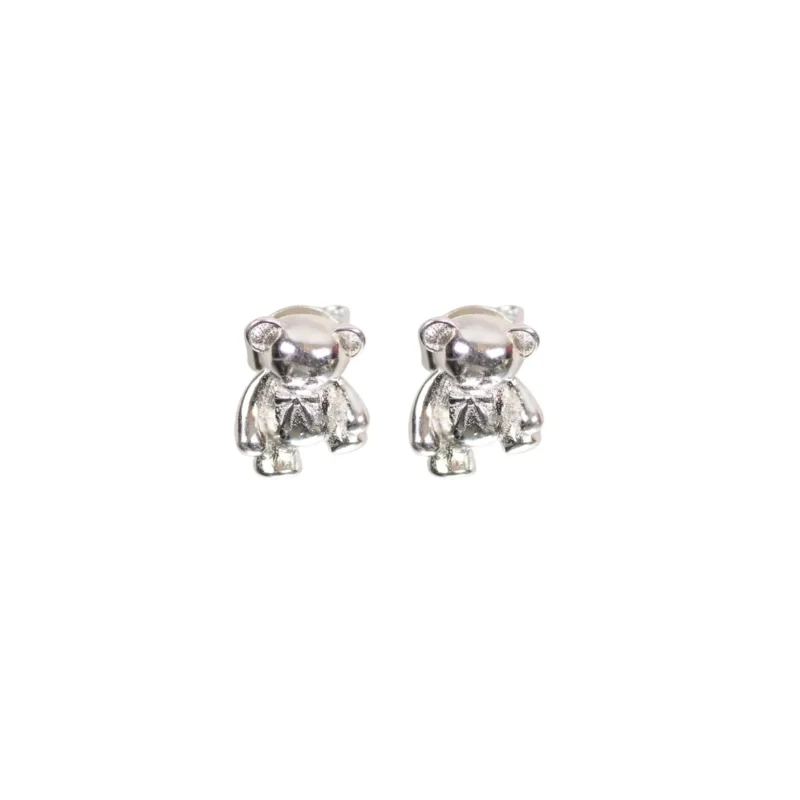 Topos Oso Baby Plata 9.3mm-7.1mm