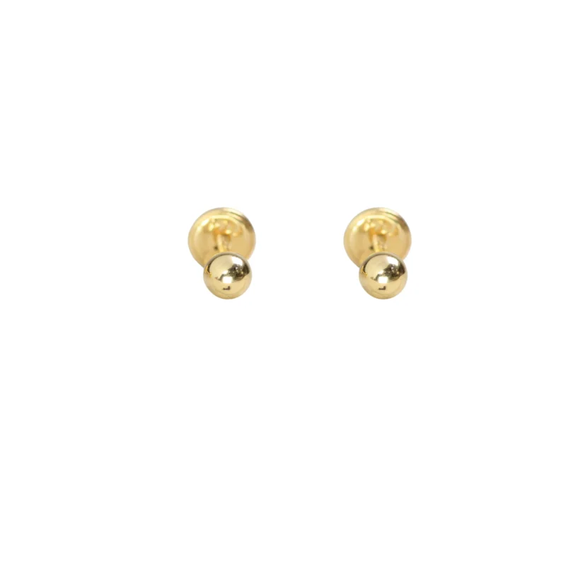 Topos Bola #6 Lisa Oro 18K 6mm