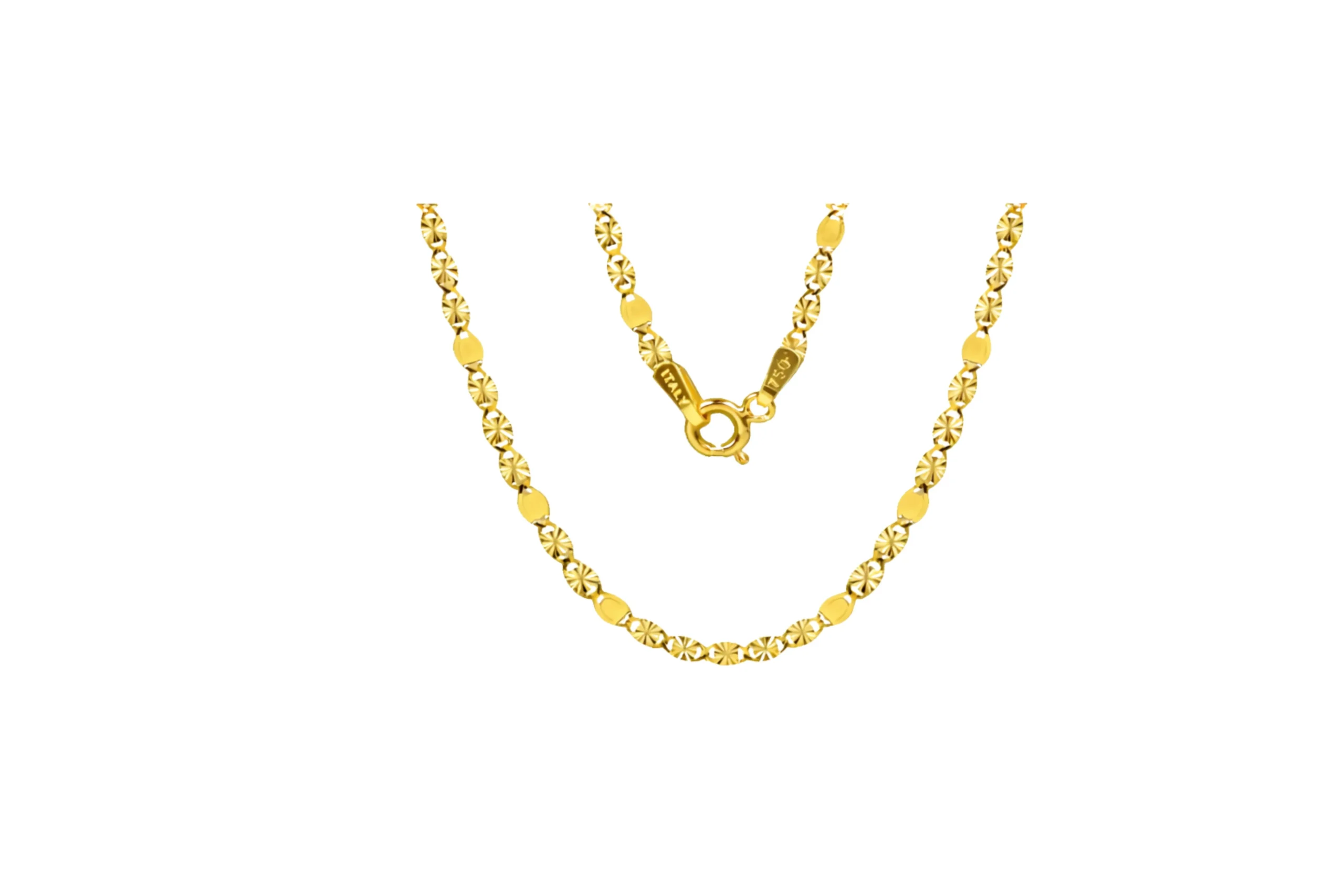 32842 Cadena Crispeta Valentino 45cm-2mm 0,2mm - Imagen 1