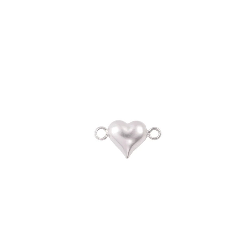 Herraje Corazon Plata 925 17,9mm, 10,3mm, 4,8mm