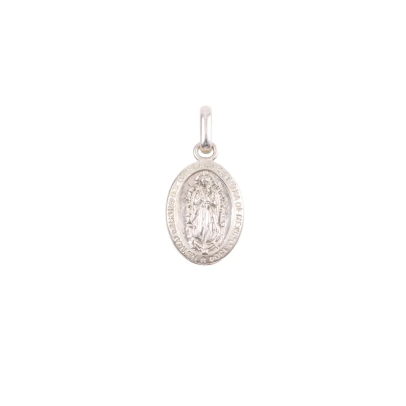 Dije Virgen Guadalupe Plata 925 18,5mm, 11,1mm, 1,7mm
