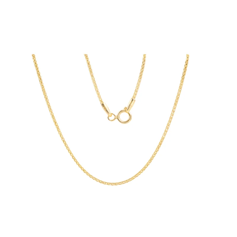 Cadena Bismark Oro 18K 45cm-1mm-0,4mm