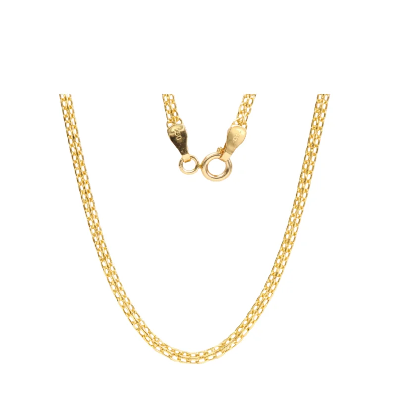Cadena Bismark Oro 18K 60cm-2,4mm-0,8mm