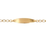 Esclava Curva Cubana Oro 18K 14cm-5,5mm