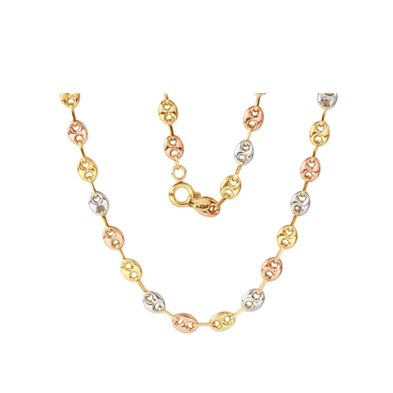 Cadena Gucci Tres Oros Oro 18K 50cm-4mm