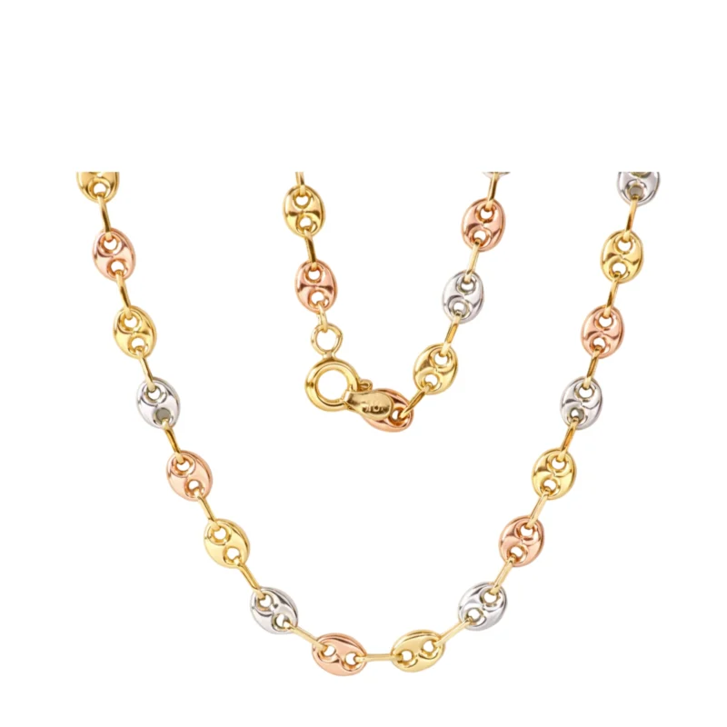 Cadena Gucci Tres Oros Oro 18K 60cm-4mm