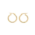 Candongas Melcocha Oro 18K 23,8mm-2mm