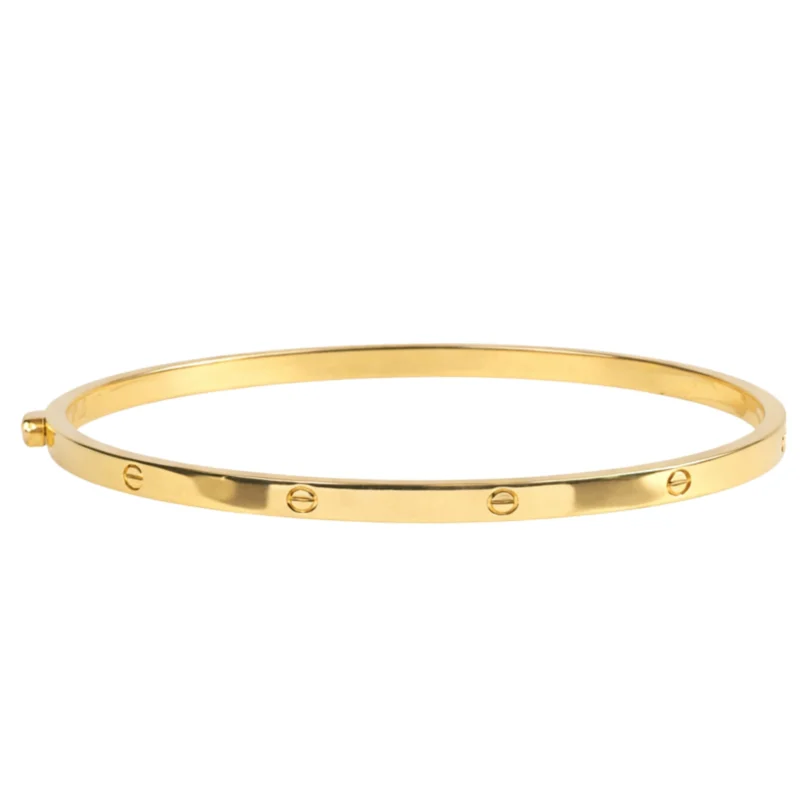Aro Cartier Love Tornillo Oro 18K 6,5cm-3mm 2mm