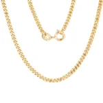 Cadena Cubana Oro 18K 45cm-1,4mm
