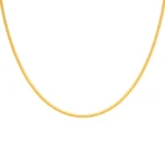 Cadena Guaya Resortada Oro 18K 50cm-2,5mm