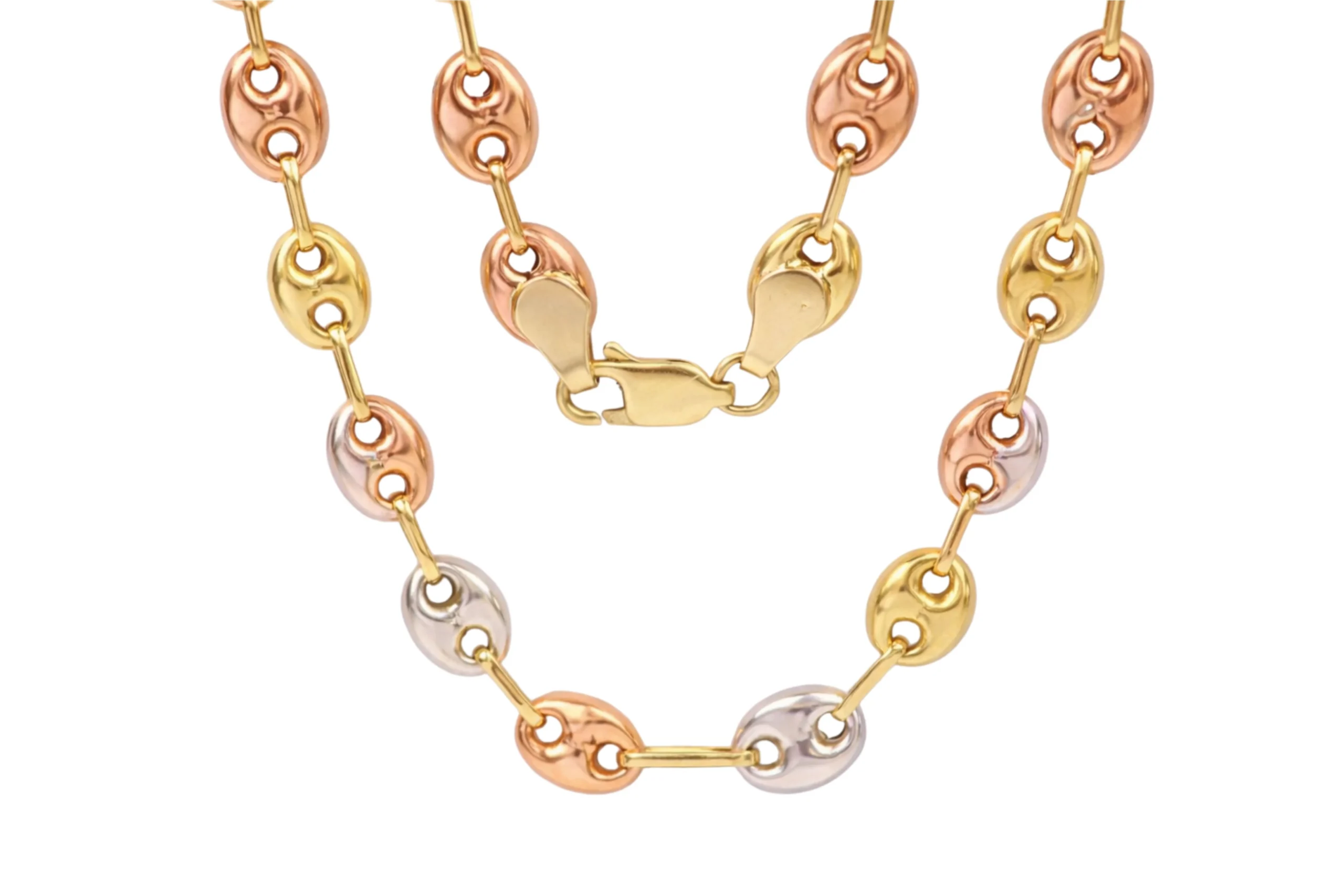 22120 Cadena Gucci Tres Oros Oro 18K 60cm-6,10mm - Imagen 1