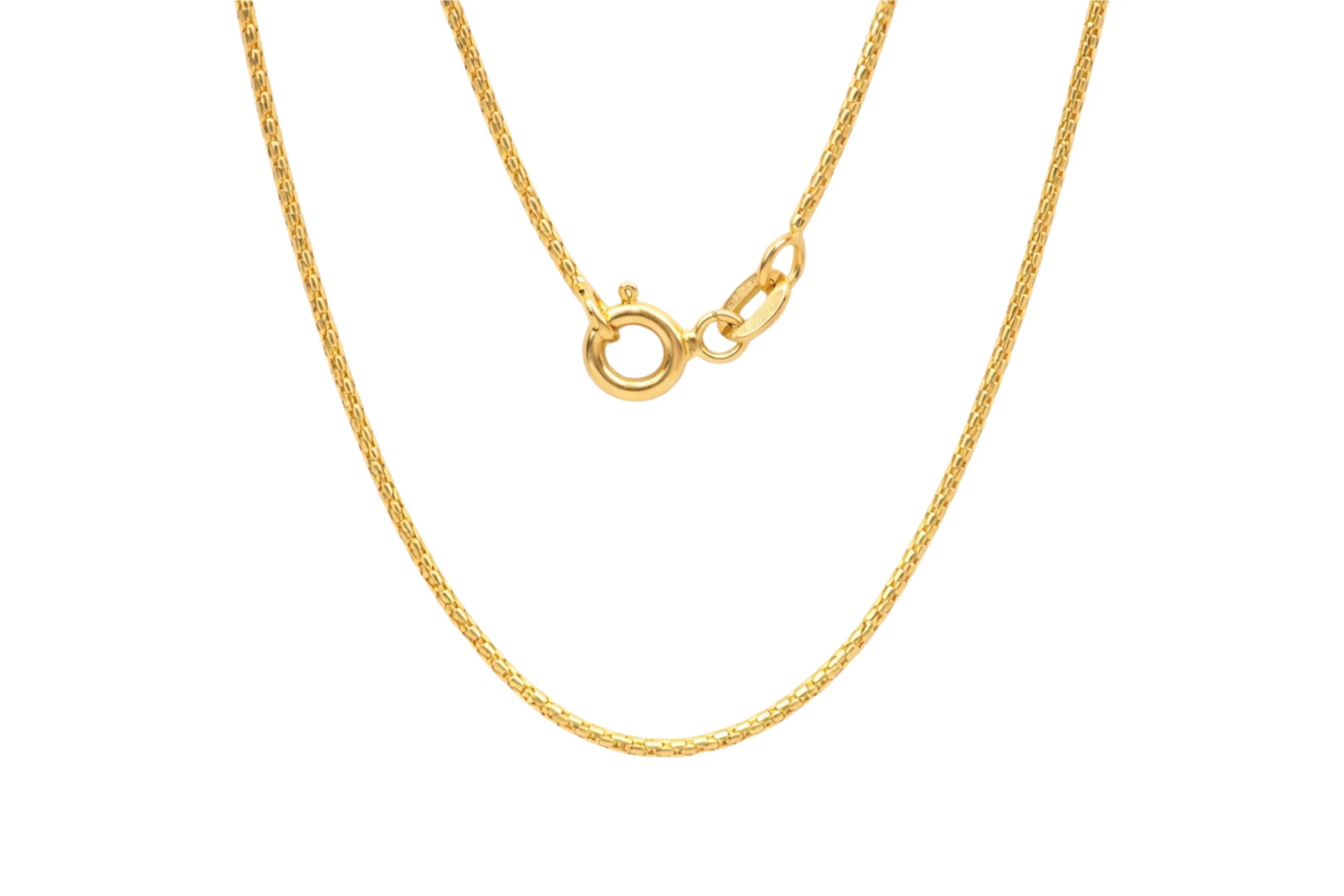 22822 Cadena Cordon Militar Diamantado Oro 18K 45cm-1,06mm - Imagen 1